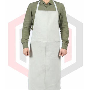 Delantal de cuero térmico a prueba de fuego personalizado para Trabajador de soldadura - Product Image 1