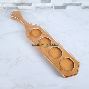 Wooden Made Decorative Glass Holder And <b>Rack</b> Unique Design With Acrylic Top Handmade Champagne Glass Display Holder Supplies - Product Image 3