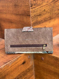 Recién llegado, bolso de mano de cuero tallado, billetera de piel de vaca occidental, tarjetas Vintage, billetera en efectivo, regalos para ella - Product Image 4