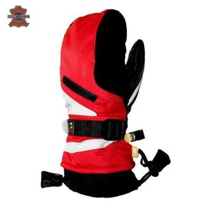 Guantes de Esquí Impermeables para Hombre, Guantes de Invierno con Aislamiento Térmico para Snowboard, Guantes de Cuero Negros para Clima Frío, Producto Popular - Product Image 3