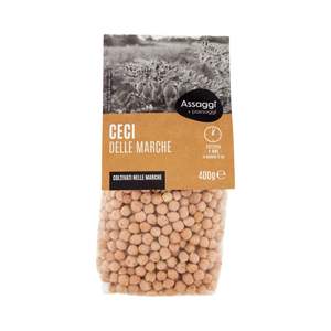Pois chiches italiens de qualité supérieure-Cultivés en Marche, 400g-Parfait pour les plats traditionnels, trempage de 12 heures, cuisson de 2 heures - Product Image 1