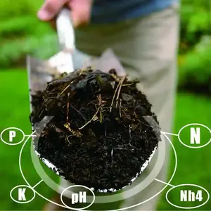 मिट्टी पानी के एजेंट परीक्षण किट नाइट्रोजन विश्लेषण किट गार्डन होम लॉन घास सब्जी के लिए मिट्टी विश्लेषण