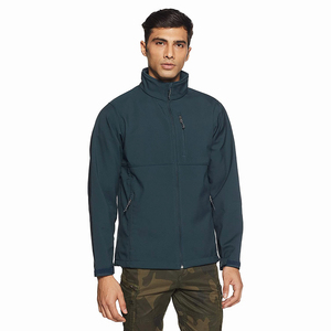 Chaqueta de invierno impermeable de la mejor calidad para hombre Softshell con cuello levantado OEM/ODM Material resistente al agua al por mayor - Product Image 4