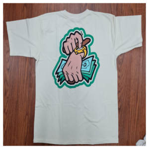 T-shirts à la mode personnalisés sérigraphie T-shirt à manches courtes pour hommes T-shirt 100% coton Impression de logo graphique pour hommes personnalisés - Product Image 2