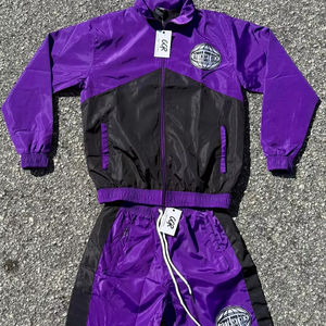 เสื้อแจ็กเก็ตกันลมผ้าไนลอนระบายอากาศของผู้ชายชุดสองชิ้นสำหรับฤดูร้อนงานตามสั่งพิมพ์ลาย - Product Image 1