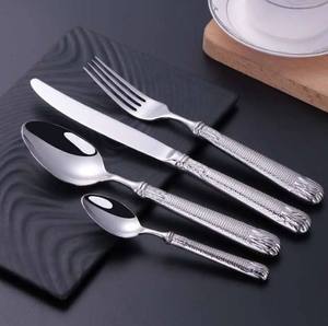 High Quality Modern Bulk Stainless Steel Silverware Stainless Steel Spoon Cut Handle Stainless Steel Dinner <b>Fork</b> - Product Image 2