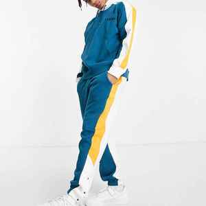 ชุดวอร์มสำหรับผู้ชายแบบบล็อกสีระบายอากาศได้ดีชุดวอร์มสำหรับฤดูหนาวแบบปกติดีไซน์ใหม่ล่าสุด - Product Image 1