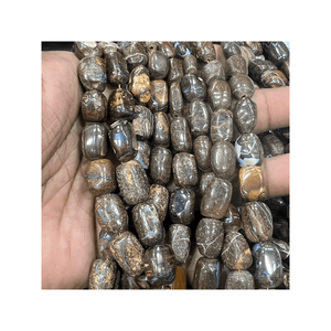 Qualité supérieure 14 pouces naturel opale mexicaine perles de pierre lisse 14mm en vrac en gros Alif International tiers certifié pour - Product Image 2