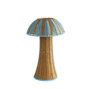 Fashion Design PE Rattan Handwoven <b>Woven</b> <b>Baskets</b> Cute Mushroom Shape - Product Image 5