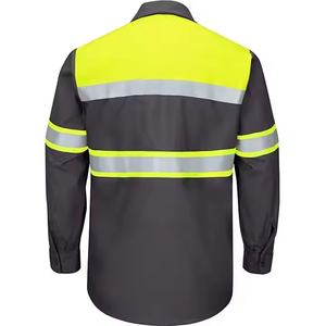 Camisetas de Seguridad Reflectantes 100% Algodón, con Logotipo Personalizado, Impresión Serigráfica, para Hombre, Tejido de Punto, Secado Rápido, Gran Venta - Product Image 2