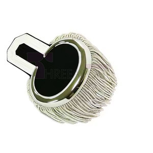 Flecos Uniformes Reutilizables Hechos a Mano con Hilo de Bullion y Base de Cinta de Terciopelo, Ribete de Flecos de Bullion Premium con Tela de Brillo Metálico - Product Image 3