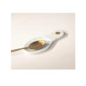 Reposapiés de mármol hechos a mano, espátula blanca, cucharón, tenedor, utensilio, reposapiés, reposapiés, organizador de Cocina, Diseño - Product Image 5