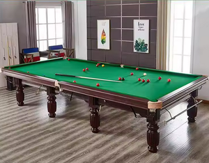 Mesas de Billar y Snooker Listas para Usar con Cojín de Madera o Acero, Tamaño Personalizable, Bolsillos de Cuero y Red - Product Image 2