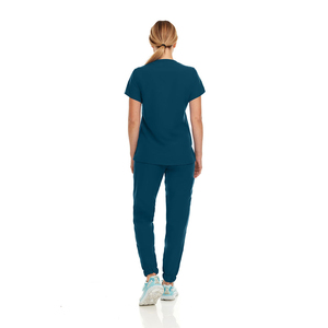 Manches courtes gommage infirmière uniformes cliniques femme costumes médicaux pharmacie hôpital médecin infirmière vêtements de travail dentisterie gommages Costume - Product Image 2