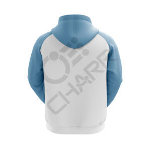 Sudadera con capucha y hombros descubiertos de algodón 100% para hombre de gran tamaño, 400 GSM, peso pesado, personalizado, alta calidad, estampado por sublimación, cuello con capucha - Product Image 2