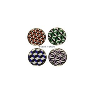 Set Of 4 Customized Design And Size Available Unique Different Look Coasters Home Hotel Restaurant Table Top Accessories Supply - Product Image 1