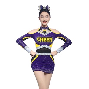 ชุดยูนิฟอร์มเชียร์ลีดเดอร์ทันสมัย สวยงาม โดดเด่น ทนทาน ยืดหยุ่น สวมใส่สบาย ผลิตจากผ้าพรีเมียม ประดับด้วยคริสตัลวิบวับ ดีไซน์มีเอกลักษณ์เฉพาะตัว - Product Image 2