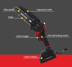 Motosega <span class=keywords><strong>Professionale</strong></span> in Vendita, Sega Elettrica <span class=keywords><strong>a</strong></span> <span class=keywords><strong>Batteria</strong></span> Senza Fili con Motore Brushless - Product Image 2
