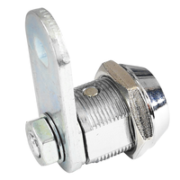 Cylindres de serrure à came mécanique durables 50mm 60mm ANSI Grade 2 chromés brillants avec 2 clés pour stockage industriel et classement
