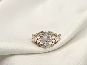 Moissanite anillo de diamantes Hip Hop 925 plata esterlina estilo de moda joyería de mujer anillos de boda de compromiso - Product Image 2