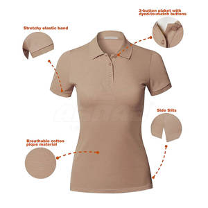Premium Quality Bulk Quantity <b>Women</b> <b>Polo</b> <b>Shirt</b> Breathable Wear <b>Women</b> <b>Polo</b> <b>Shirt</b> Casual Wear <b>Women</b> <b>Polo</b> <b>Shirt</b> - Product Image 4