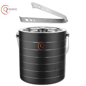 ถังเบียร์แช่เย็นคุณภาพสูงตกแต่งด้วยสแตนเลสผู้ผลิตใหม่ล่าสุดอ่างตกแต่งสีดำ - Product Image 1