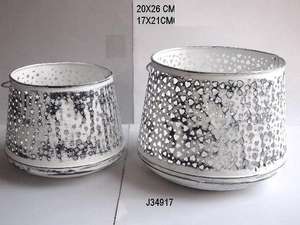 Portavelas de Navidad de Metal de alta calidad con acabado antiguo, linterna elegante para decoración del hogar con mango cómodo - Product Image 3