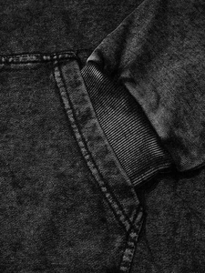 Nouvel arrivage de sweat à capuche en polaire de haute qualité pour femmes patch de détresse personnalisé logo brodé vêtements à capuche solides pour femmes - Product Image 6