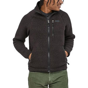Reversible Fleece Wholesale <b>Fur</b> Streetwear Hip Hop Branded Outdoor Polar Winter Fleece <b>Jacket</b> <b>for</b> <b>Men</b> - Product Image 3