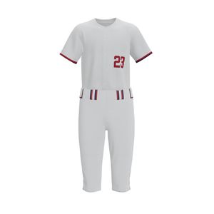 Conception personnalisée séchage rapide évacuation de l'humidité pantalon en jersey respirant léger polyester baseball uniformes ensembles imprimés - Product Image 2
