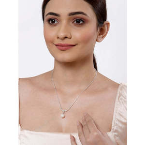 Collier avec pendentif en perle classique Clara, argent sterling 92,5 avec chaîne, cadeau pour femmes et filles - Product Image 5
