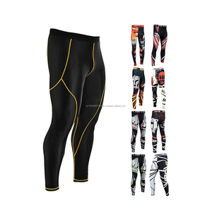 กางเกงรัดรูปยูนิเซ็กซ์สำหรับ MMA เลกกิ้ง No-Gi Grappling Spats กางเกง BJJ ผ้ารัดรูป น้ำหนักเบา ระบายอากาศได้ดี ผลิตจากผ้าสแปนเด็กซ์/โพลีเอสเตอร์ - Product Image 1