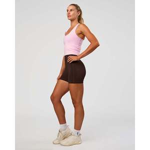 Débardeur de performance à col bateau Flow - Gilet de sport respirant Marshmallow, taille unique, logo personnalisé, camisole basique en tricot satiné pour usage quotidien - Product Image 2