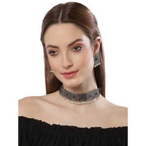Juego de Joyería de Moda de 7 Piezas en Negro Oxidado - Product Image 5