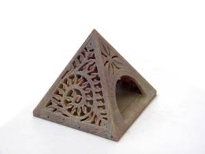 Portavelas decorativo para el hogar con piedra natural, portavelas multiusos, portavelas votivo con luz en T - Product Image 4