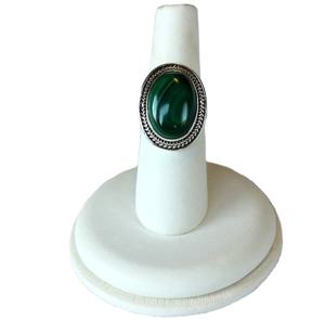 Offre Spéciale femmes Malachite argent 925 bijoux tendance bague de fête personnalisée avec la technologie de canal classique OEM disponible - Product Image 2