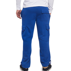 Cargo Jogger Men's Pants Plain Exercise Running Training Straight Wide Leg Baggy Outfit Vintage Loose Men's Trousers - Product Image 5