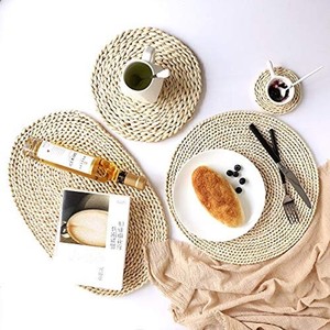 Top nouveau Design assiette jacinthe d'eau décor de cuisine assiette ronde décor Table fabriqué à la main pratique meubles de maison - Product Image 3