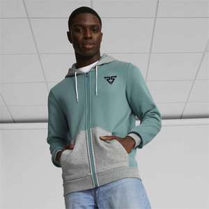 Sweats à capuche automne et hiver hommes sweats à capuche polaire coton tissu impression personnalisée broderie Logo fermeture éclair sweat à capuche décontracté pour hommes - Product Image 3