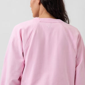 Sudadera Corta con Forro Polar para Mujer, Color Sólido, Mangas Largas, Diseño de Mangas Largas con Logotipo Personalizado a Precio Económico - Product Image 5