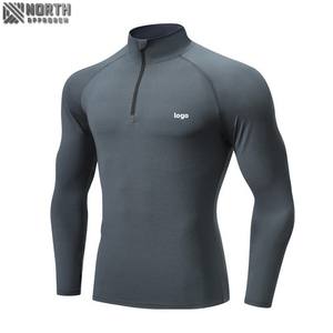 Conjunto de chaqueta de dos piezas personalizado para hombre ropa de calle deportiva en blanco de gran tamaño para hombre con capucha invierno transpirable algodón rompevientos chándal - Product Image 2