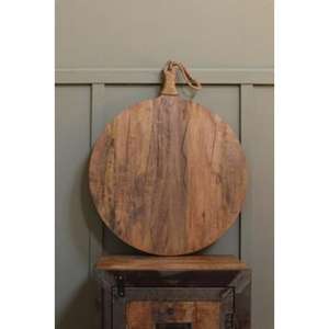 <b>Wooden</b> chopping board with deep juice groove for catching liquids when <b>slicing</b> fruits carving roasts or preparing poultry - Product Image 3