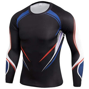 Service OEM Vêtements de fitness pour hommes Rash Guard manches longues pour hommes Rash Guard - Product Image 4