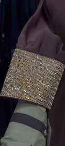 Women's Elegant Modest Diamond Chain Work Abaya Hand Embroidered Traditional Dubai Formal Dresses Breathable <b>Cloth</b> <b>Muslim</b> - Product Image 4