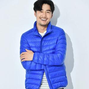 OEM personalizado a prueba de viento chaqueta de cuello de pie Puffer chaqueta de invierno de los hombres Pufferr chaqueta abajo abrigo de algodón es ligero - Product Image 5