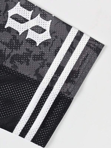 Vente chaude Football Jersey Surdimensionné Maille Col En V Hip Hop Streetwear Tee Numéro Imprimer Respirant À Manches Courtes pour Hommes - Product Image 4