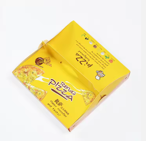 Vente en gros de boîtes à pizza jetables rondes en vrac kraft blanches écologiques imprimées avec logo bon marché à vendre 12 16 18 pouces - Product Image 3