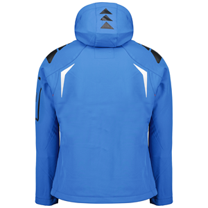 Chaqueta con capucha Softshell impermeable de poliéster con estilo Musthave Men Chaqueta a prueba de viento de alta calidad para exteriores con logotipo personalizado - Product Image 2