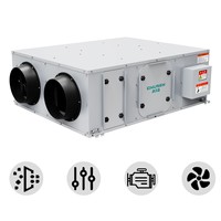 Erv Système de ventilation moderne et équilibré pour toute la maison pour la salle de bain extérieure Hôtel Cuisine Hôpital Chambre Atelier Entrepôt