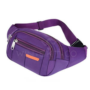 Sacs banane tendance portables de haute qualité avec fermeture éclair imperméable et logo personnalisé, vente en ligne - Product Image 2